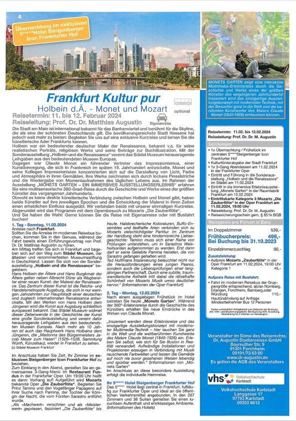 Flyer Frankfurt